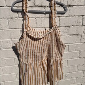 Ava & Viv Tan Sleeveless Top